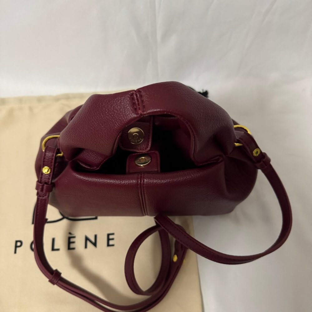 polene Numéro Neuf Mini Edition Textured Black Cherry - Picture 6 of 10